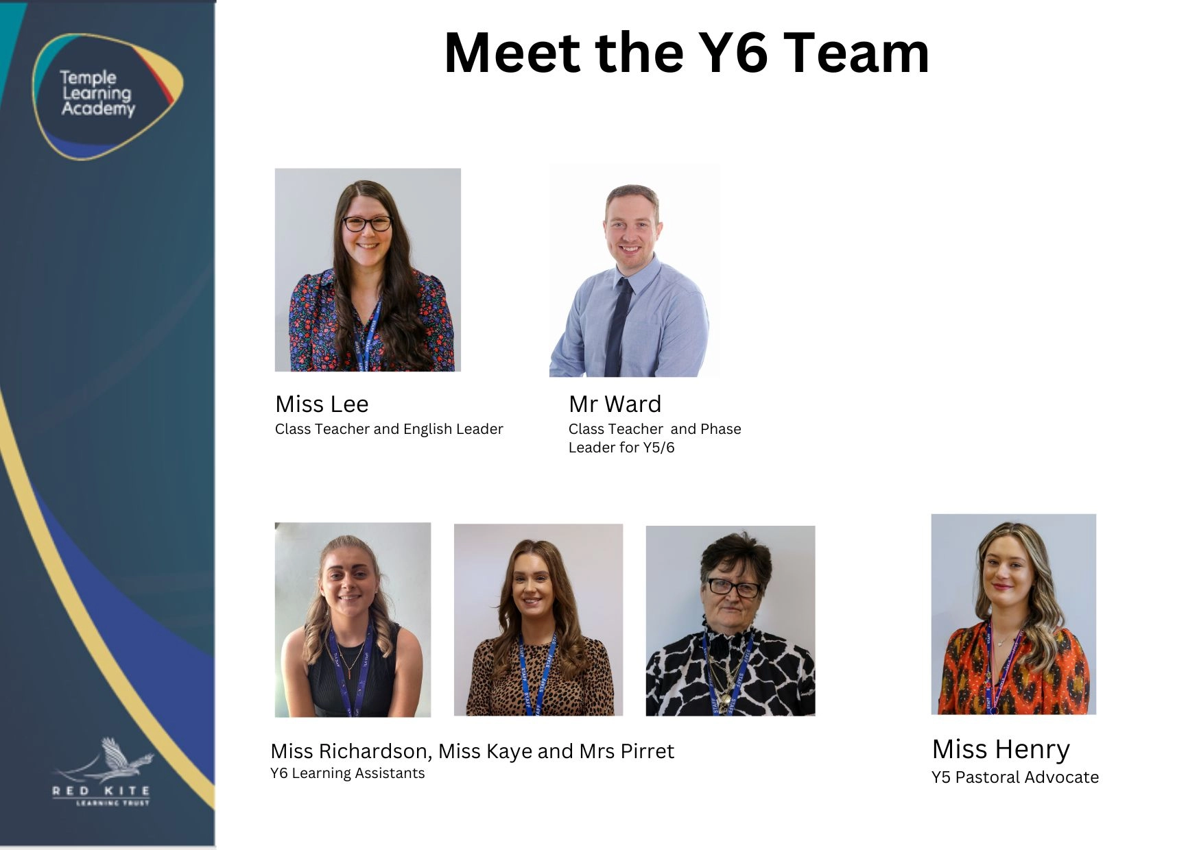 Meet the Y6 Team