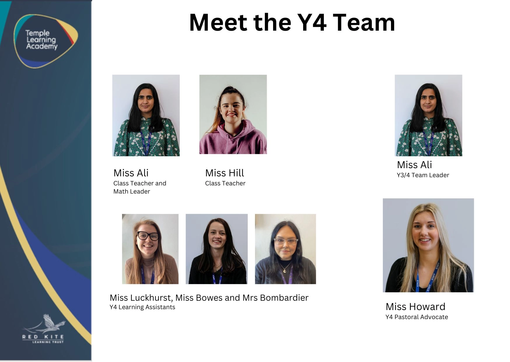 Meet the Y4 Team